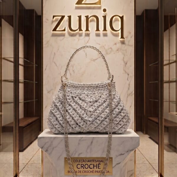 Bolsa de Crochê ZuniQ Cristal