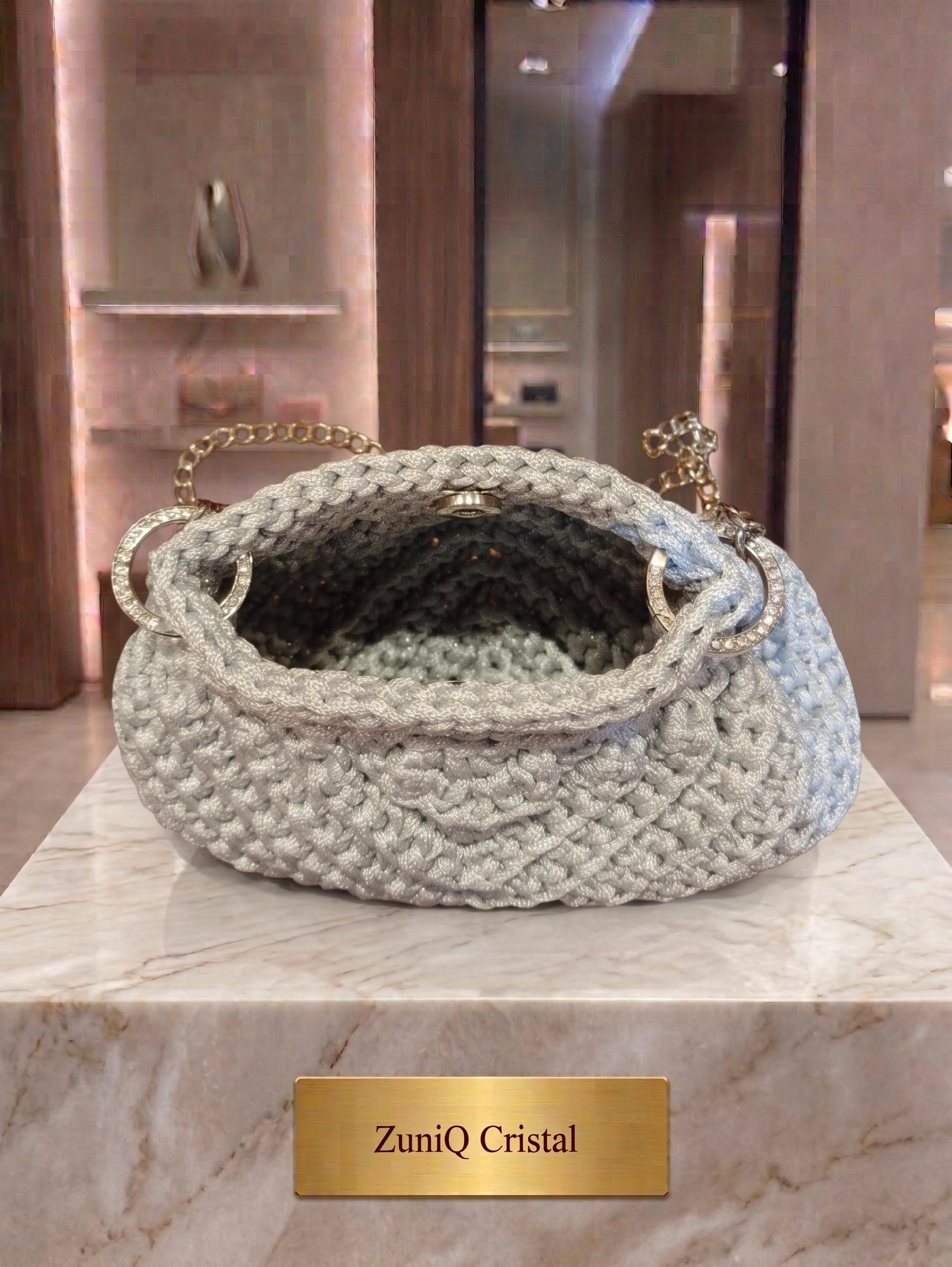 Bolsa de Crochê ZuniQ Cristal - Imagem 3