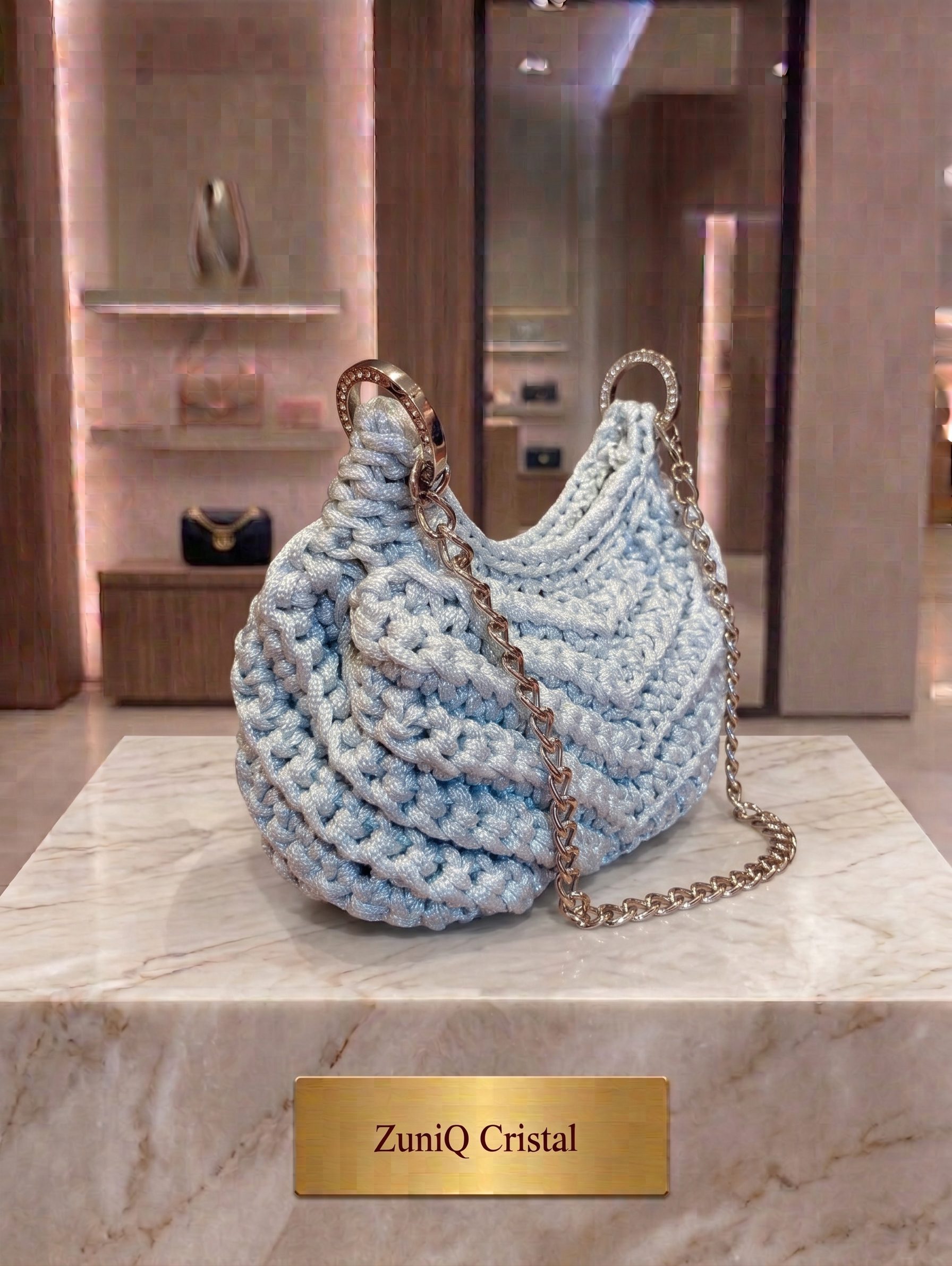 Bolsa de Crochê ZuniQ Cristal - Imagem 4