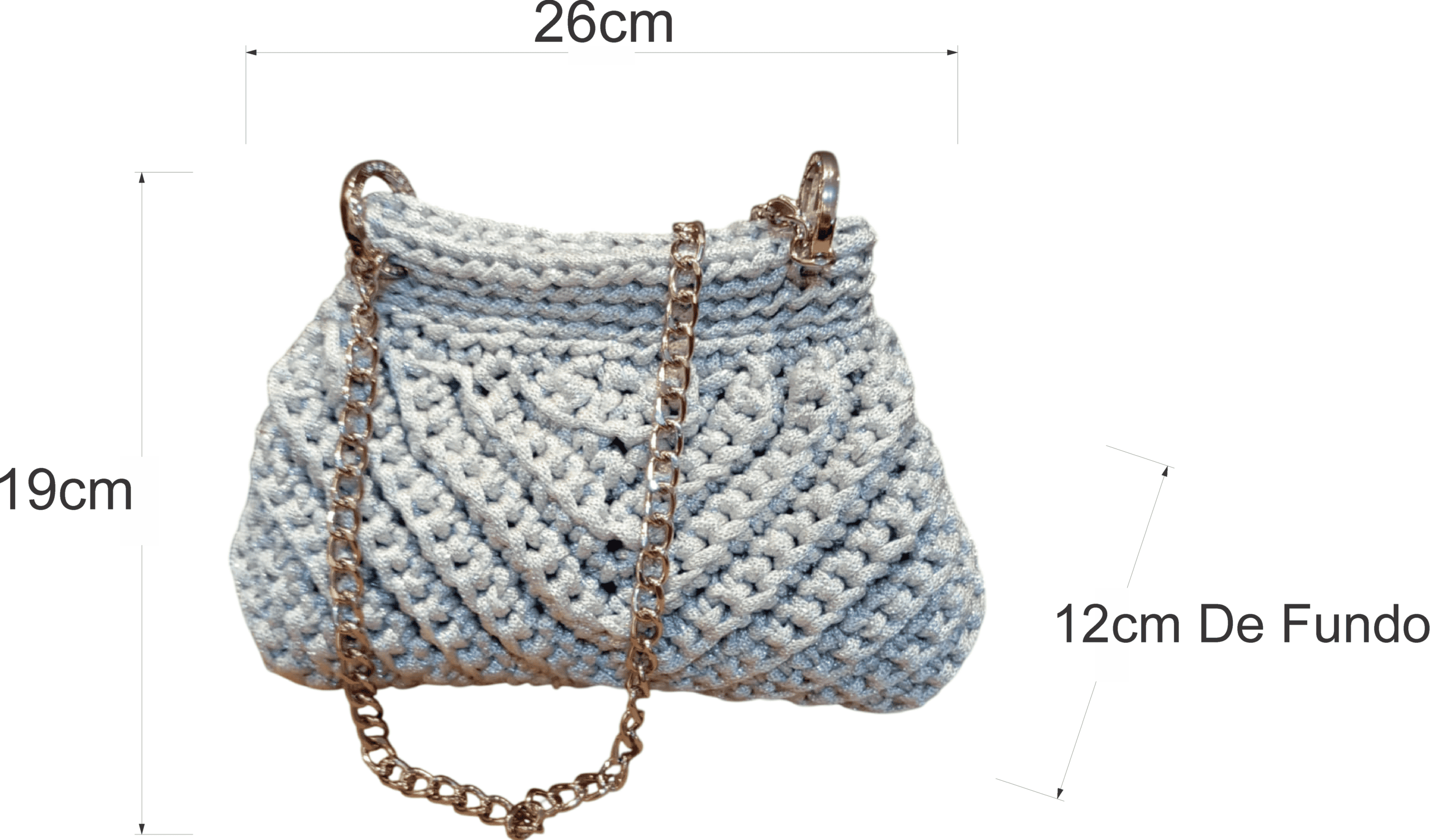 Bolsa de Crochê ZuniQ Cristal - Imagem 5