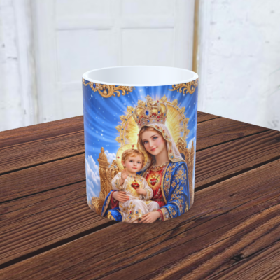 caneca personalizada santa